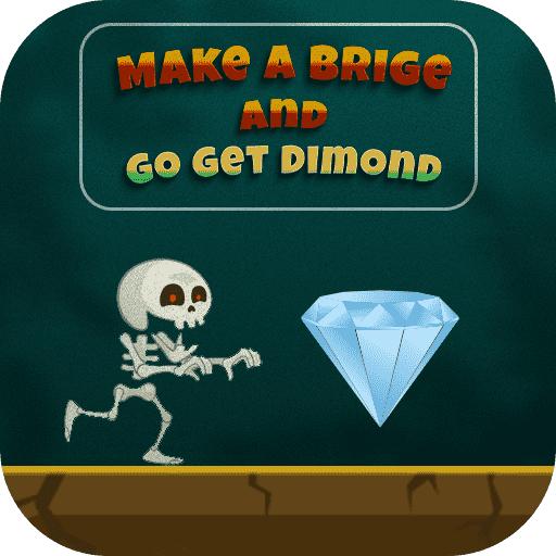 Play Make Bridge and Go get Diamond Game on zykogames